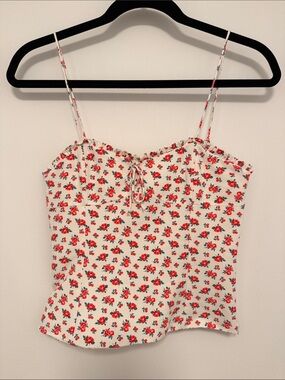 Zara Floral Corset Style Top